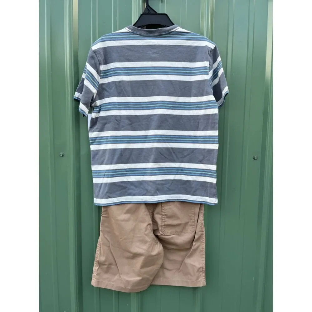 Boys T-Shirts Shorts Pants & Sideman Zip Hoodie 6-Piece Set Size L